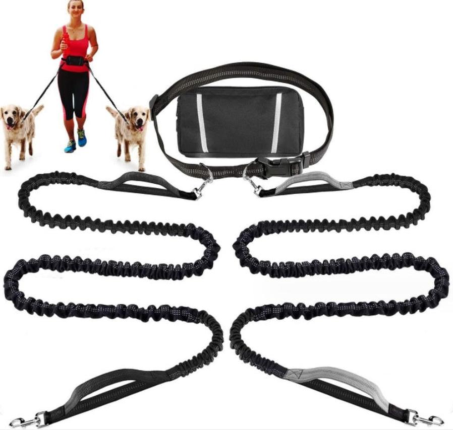 JMT-114698 Nylon Pet Running Traction Rope Set with Adjustable Length, Multiple Colors Available