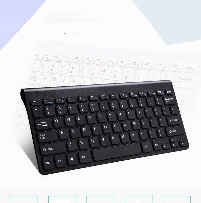 JMT-114826 Wireless Mouse and Keyboard Set with 10m Operating Range and 3 Million Key Life, Black & White