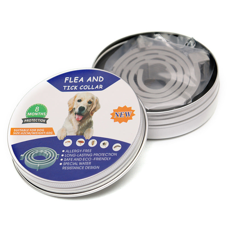 JMT-115018 Adjustable Flea and Tick Prevention Collar for Dogs and Cats