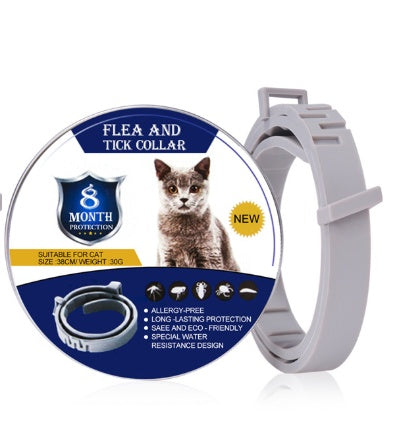 JMT-115018 Adjustable Flea and Tick Prevention Collar for Dogs and Cats