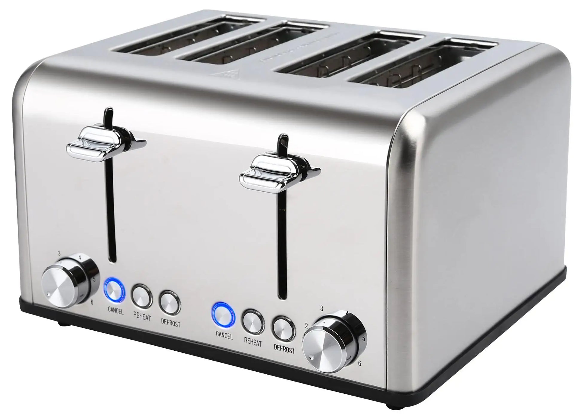 JMT-115018 Stainless Steel Toaster with 1-6 Browning Settings for Home and Kitchen Use