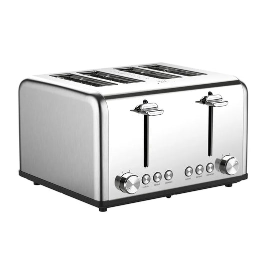 JMT-115018 Stainless Steel Toaster with 1-6 Browning Settings for Home and Kitchen Use
