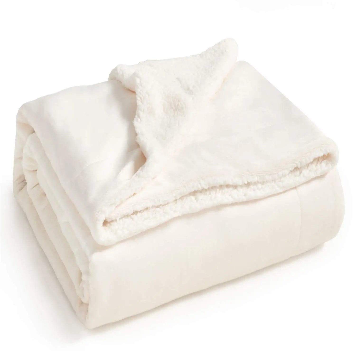 JMT-115274 Plush Microfiber Sherpa Fleece Throw Blanket for Winter Comfort