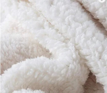 JMT-115274 Plush Microfiber Sherpa Fleece Throw Blanket for Winter Comfort