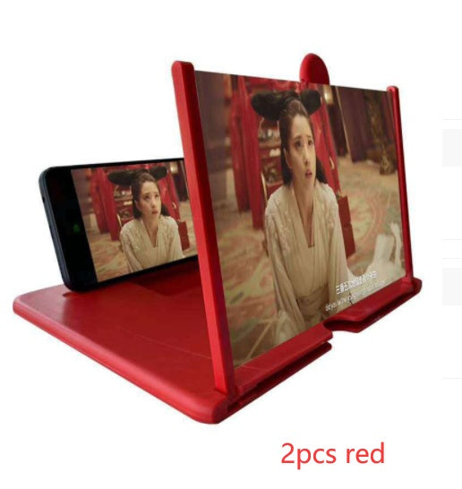 JMT-115530 Acrylic Lens Mobile Phone 3D Screen Magnifier with Tempered Glass Cover