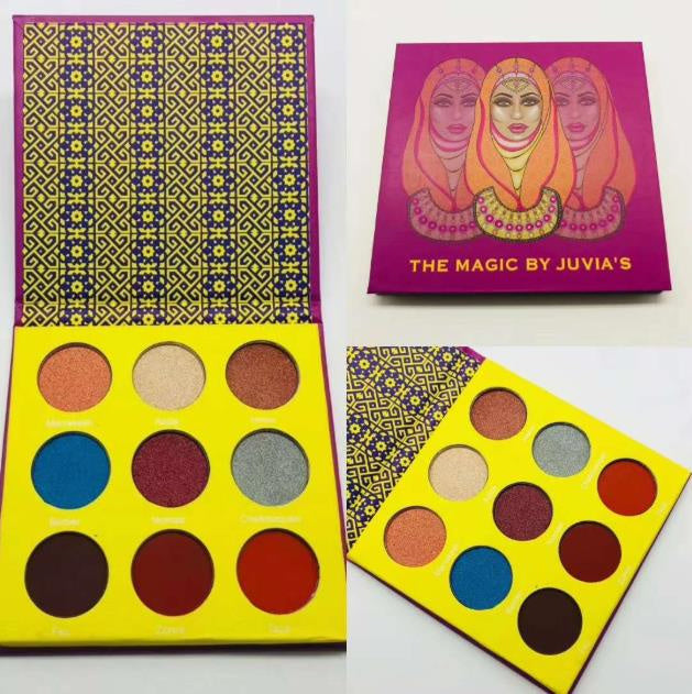 JMT-115786 16-Color Waterproof Eyeshadow Palette with Velvet Texture for Versatile Makeup Looks