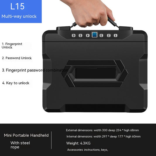 JMT-115850 Compact Password Safe for Secure Storage and Easy Transport