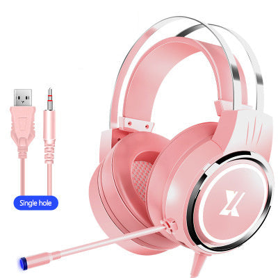 JMT-115850 Wired Gaming Headset with Microphone for PC and Mobile Devices, Comfortable Over-Ear Design