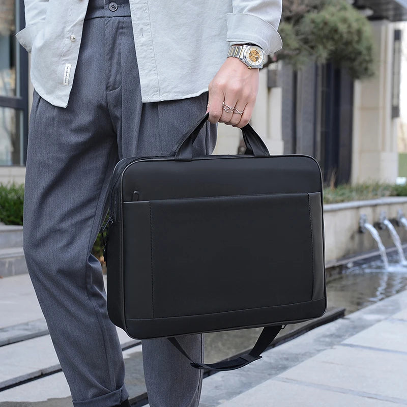 JMT-116170 Durable Waterproof Oxford Laptop Tote with Large Capacity for Computers and Accessories