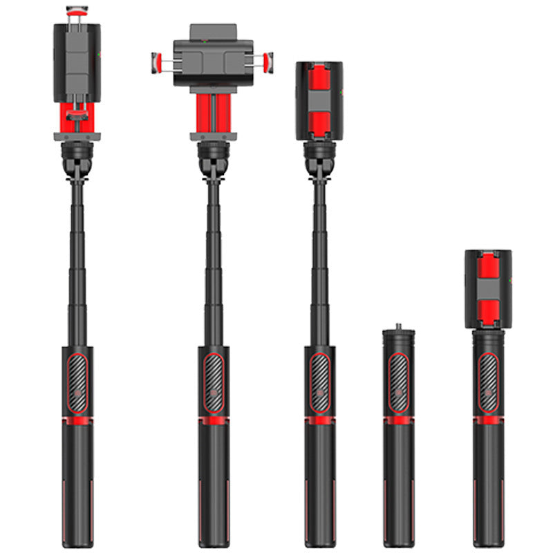 JMT-116362 All-in-One Handheld Stabilizer Selfie Stick Tripod for iPhone Models, Lightweight Aluminum Alloy, Adjustable Length