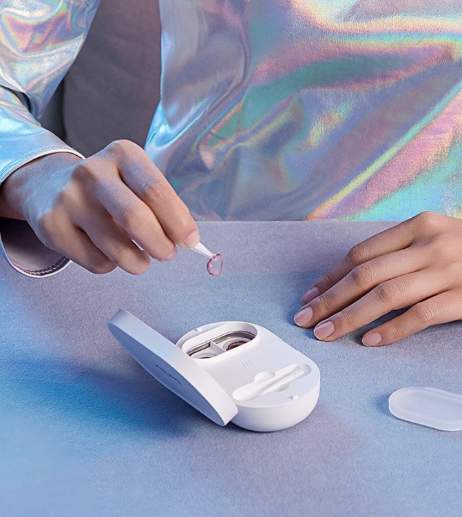 JMT-116490 Ultrasonic Contact Lens Cleaning Device with USB Power and Storage Bag