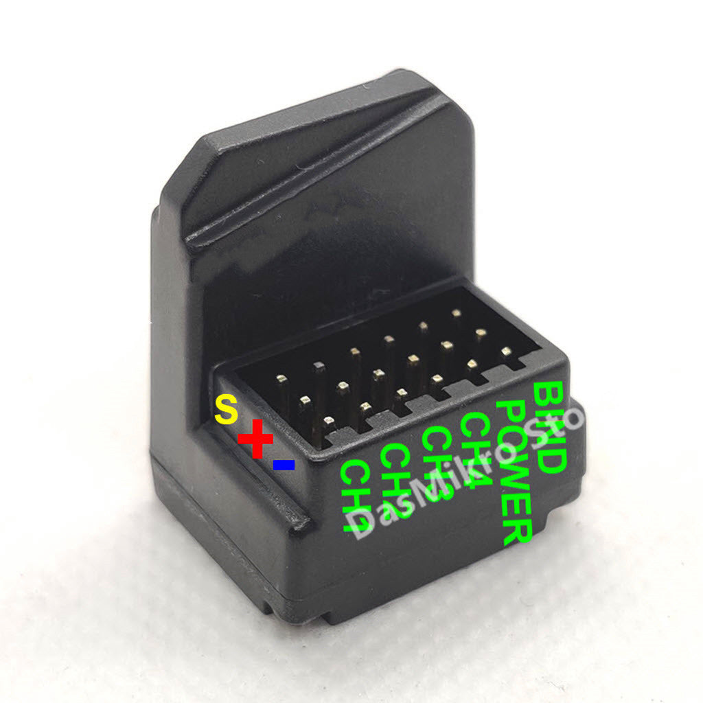 JMT-116810 Sanwa 2.4GHz FH3/FH4 Micro Ground Receiver with High-Performance CPU and Failsafe Function