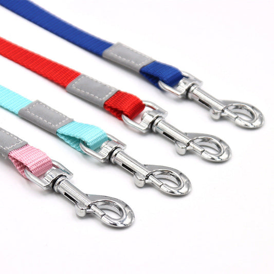 JMT-117002 Reflective Nylon Dog Leash for Enhanced Visibility and Safety