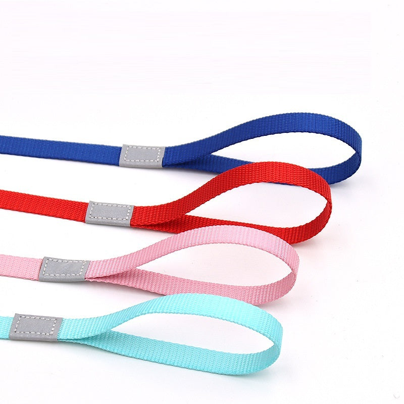 JMT-117002 Reflective Nylon Dog Leash for Enhanced Visibility and Safety