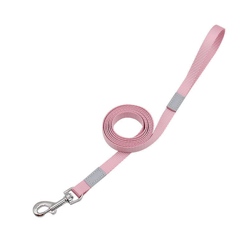 JMT-117002 Reflective Nylon Dog Leash for Enhanced Visibility and Safety