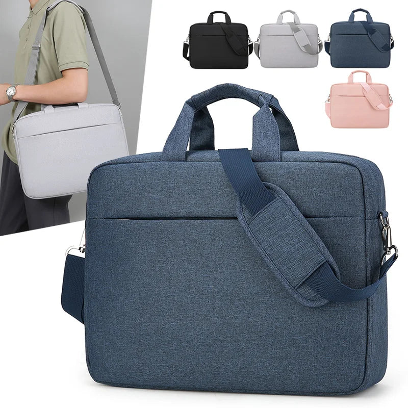 JMT-117322 Large Capacity Men's Laptop Briefcase for Business Travel - Versatile Shoulder Messenger Bag