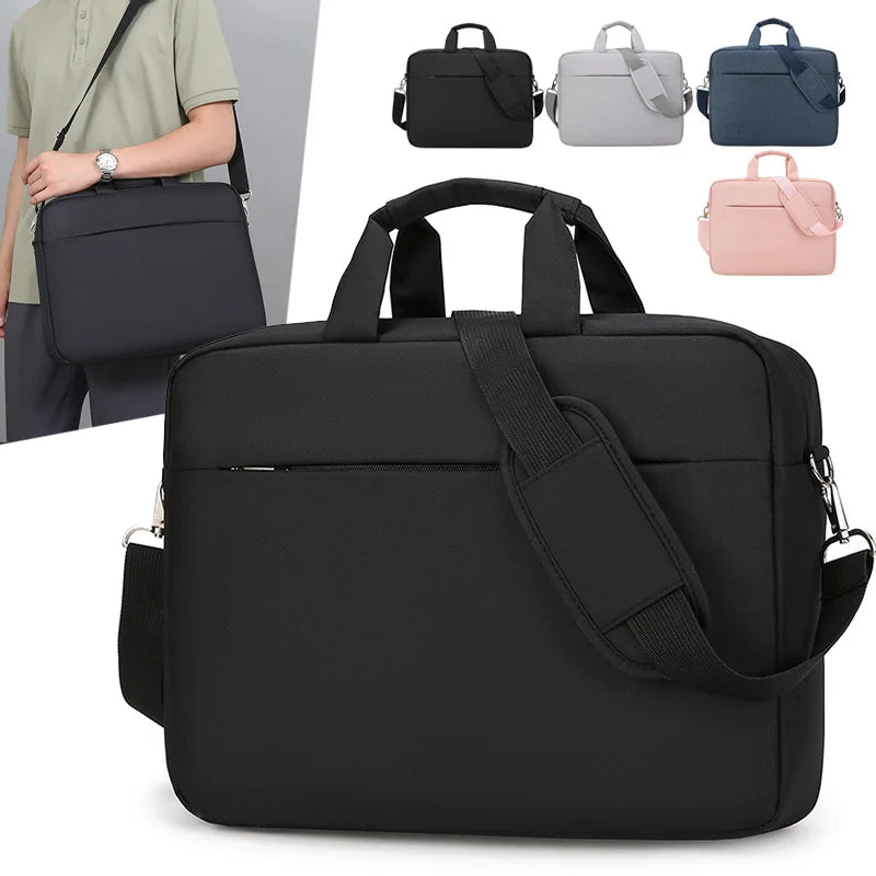 JMT-117322 Large Capacity Men's Laptop Briefcase for Business Travel - Versatile Shoulder Messenger Bag