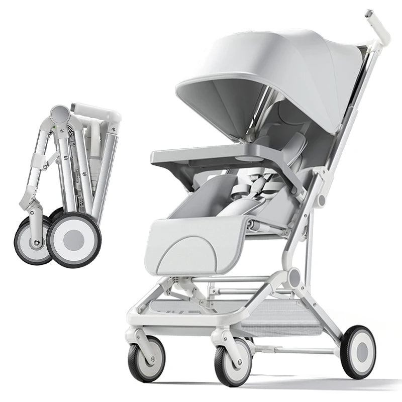 JMT-117514 3-in-1 Lightweight Foldable Stroller with Dinner Plate for Infants and Toddlers