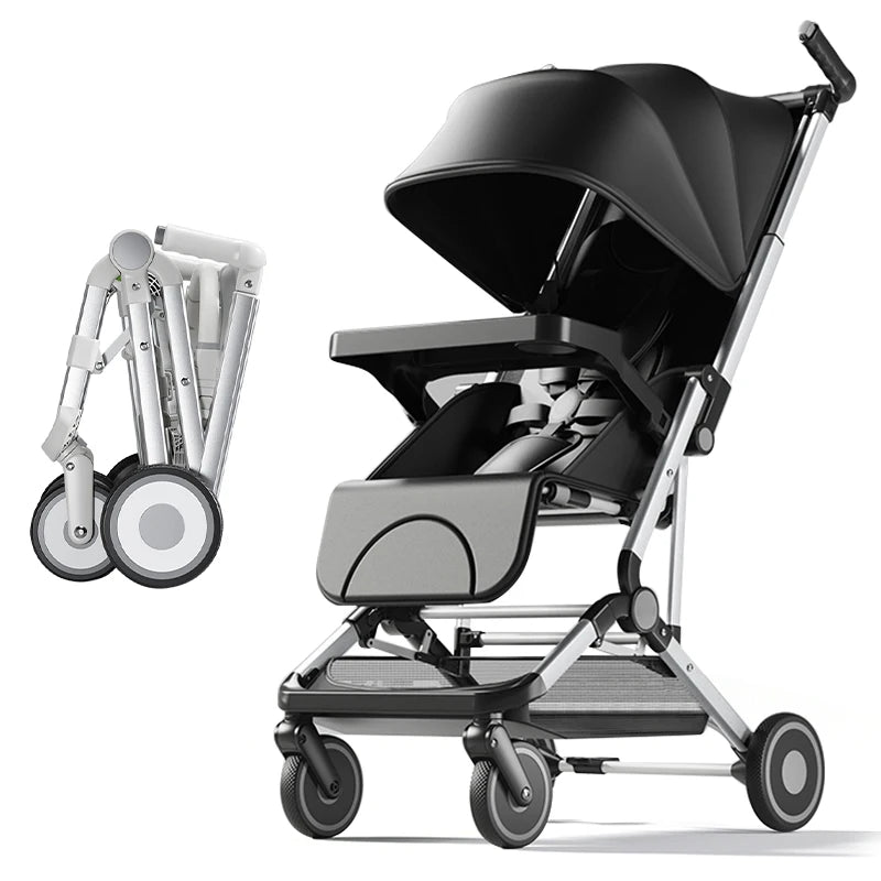 JMT-117514 3-in-1 Lightweight Foldable Stroller with Dinner Plate for Infants and Toddlers