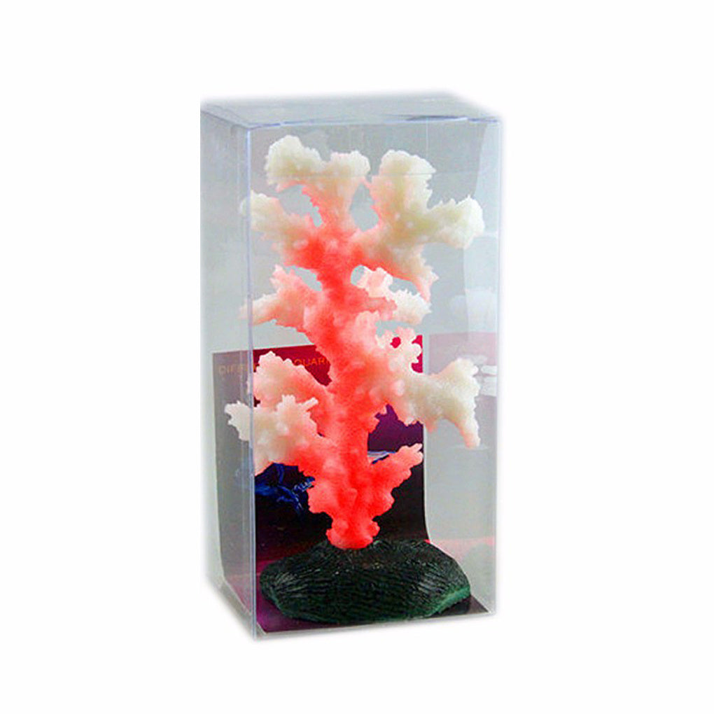 JMT-117834 Artificial Coral Tree - Variety SH205S, Size 14x11x9cm; Variety SH202B, Size 7x7x9cm - Plastic Flower Material