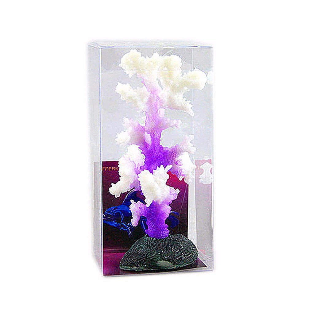 JMT-117834 Artificial Coral Tree - Variety SH205S, Size 14x11x9cm; Variety SH202B, Size 7x7x9cm - Plastic Flower Material