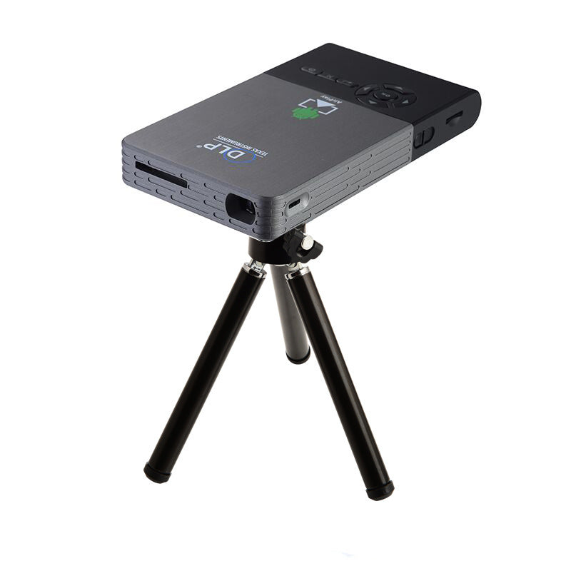 JMT-117834 Portable 3D DLP HD Projector - Wireless Mobile Phone Compatibility, 10-120 Inch Image Size, 3-3.5 Hours Standby Time