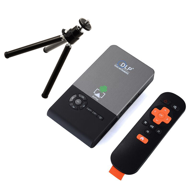 JMT-117834 Portable 3D DLP HD Projector - Wireless Mobile Phone Compatibility, 10-120 Inch Image Size, 3-3.5 Hours Standby Time