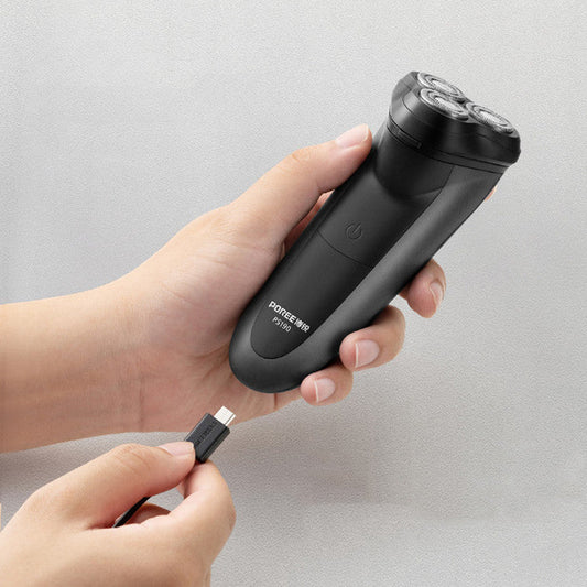 JMT-117898 Intelligent Electric Shaver with Washable Head and USB Charging, 45-Minute Runtime
