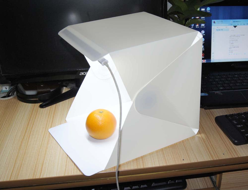 JMT-118154 Adjustable Still Life Light Box with Six Color Backdrops for Photography