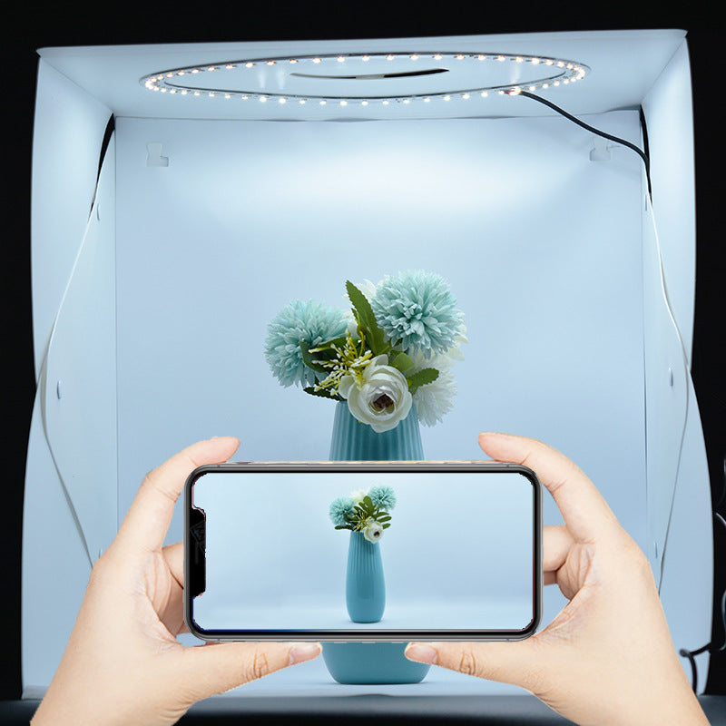 JMT-118154 Adjustable Still Life Light Box with Six Color Backdrops for Photography