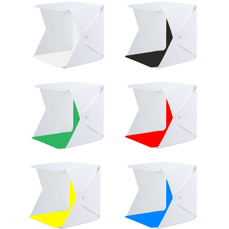 JMT-118154 Adjustable Still Life Light Box with Six Color Backdrops for Photography