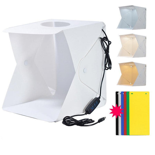 JMT-118154 Adjustable Still Life Light Box with Six Color Backdrops for Photography