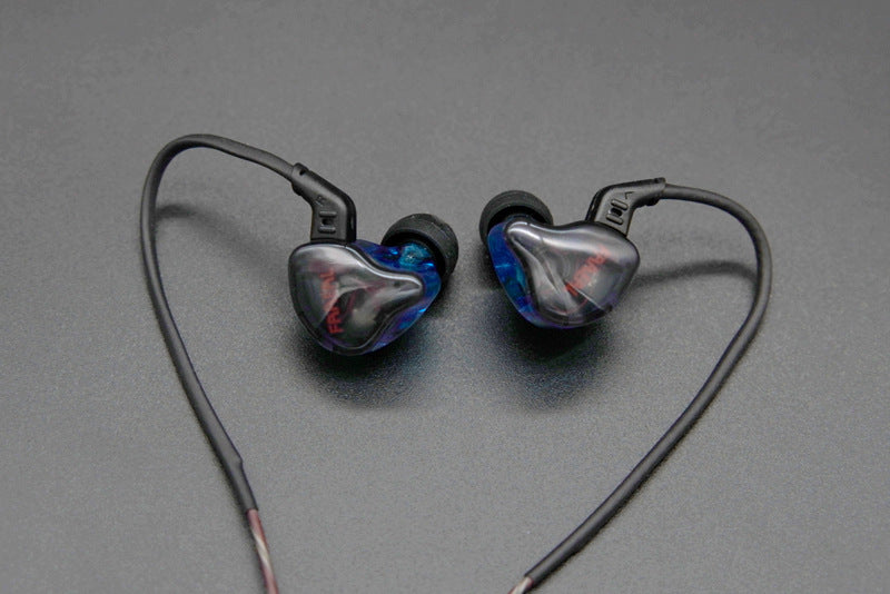 JMT-118794 In-Ear HiFi Headphones with Ring Iron Subwoofer, 20-40K Hz Frequency Response, 106 dB Sensitivity, 1.2m OFC Cable