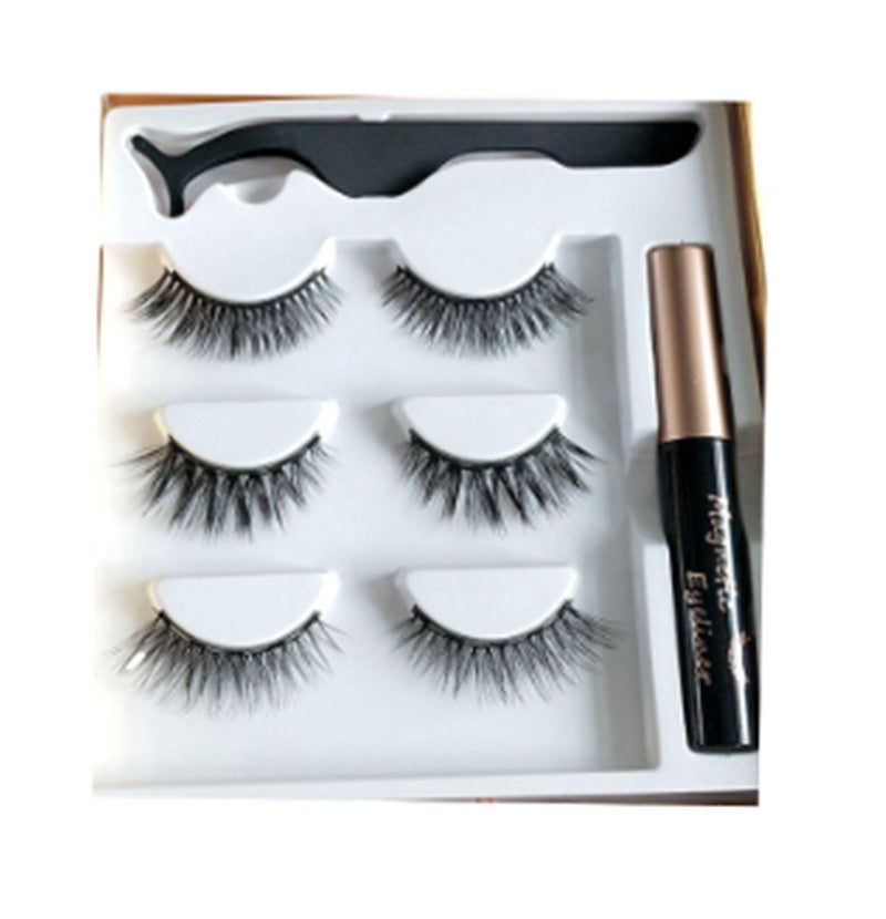 JMT-118922 Magnetic Liquid Eyeliner & Handmade False Eyelashes Set