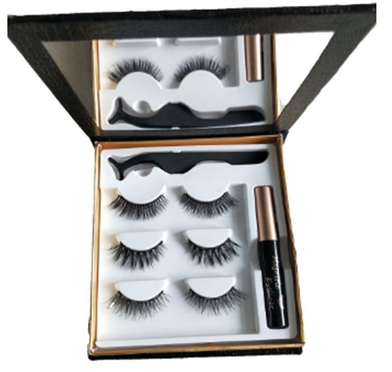 JMT-118922 Magnetic Liquid Eyeliner & Handmade False Eyelashes Set