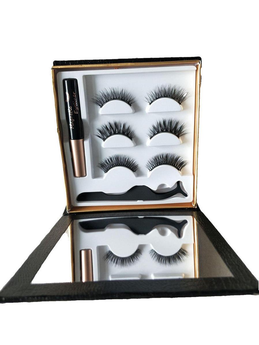 JMT-118922 Magnetic Liquid Eyeliner & Handmade False Eyelashes Set