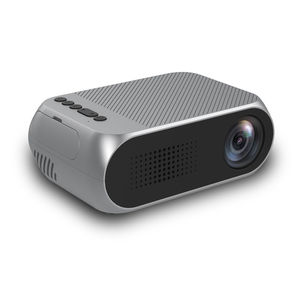 JMT-118986 Mini Portable HD Projector with LED Lens - 20-80 Inch Projection Size, 110V-240V Compatible