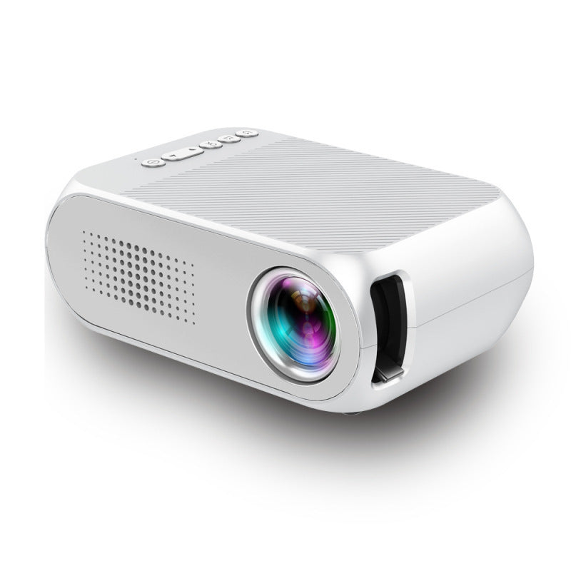 JMT-118986 Mini Portable HD Projector with LED Lens - 20-80 Inch Projection Size, 110V-240V Compatible