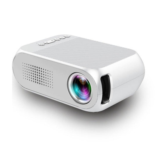 JMT-118986 Mini Portable HD Projector with LED Lens - 20-80 Inch Projection Size, 110V-240V Compatible