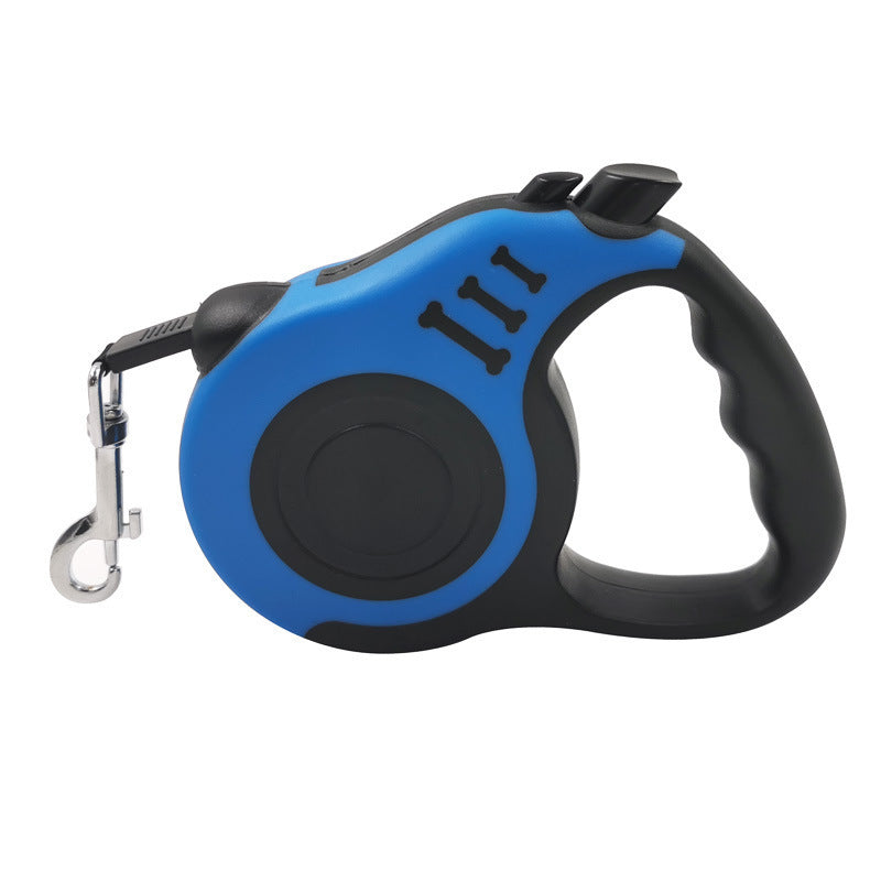 JMT-119306 Automatic Retractable Dog Leash with Bone Print Design – Scalable and Available in Multiple Colors