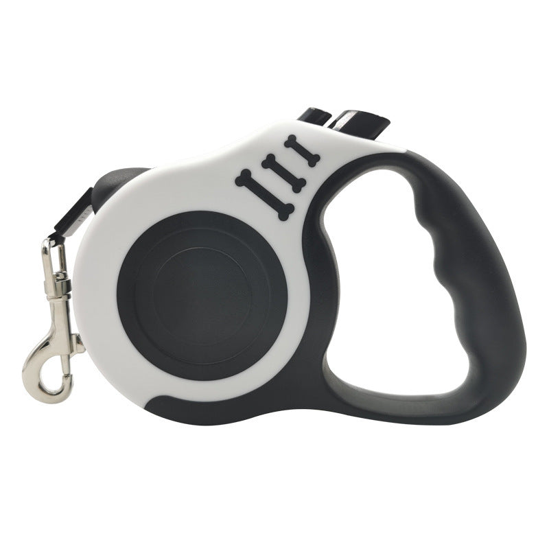 JMT-119306 Automatic Retractable Dog Leash with Bone Print Design – Scalable and Available in Multiple Colors