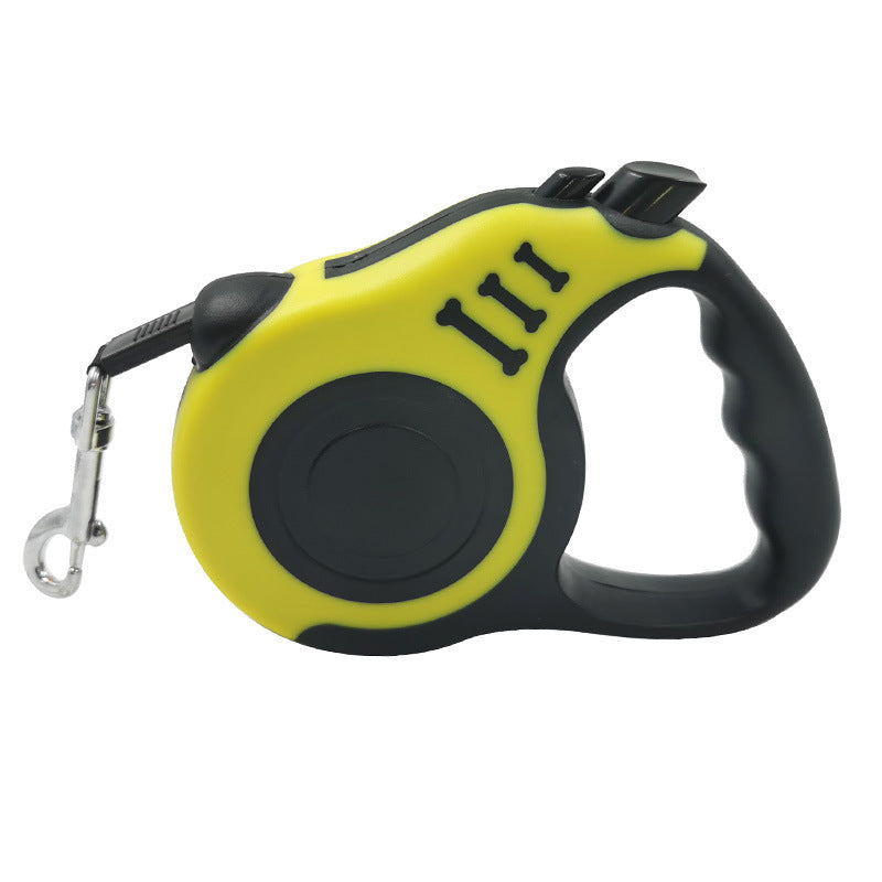 JMT-119306 Automatic Retractable Dog Leash with Bone Print Design – Scalable and Available in Multiple Colors