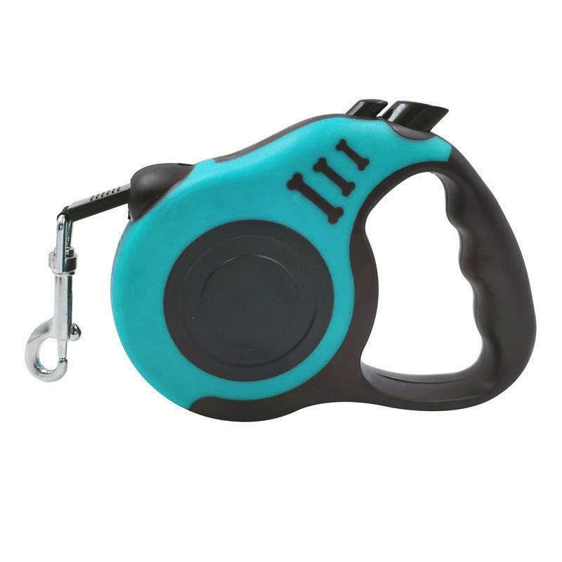 JMT-119306 Automatic Retractable Dog Leash with Bone Print Design – Scalable and Available in Multiple Colors