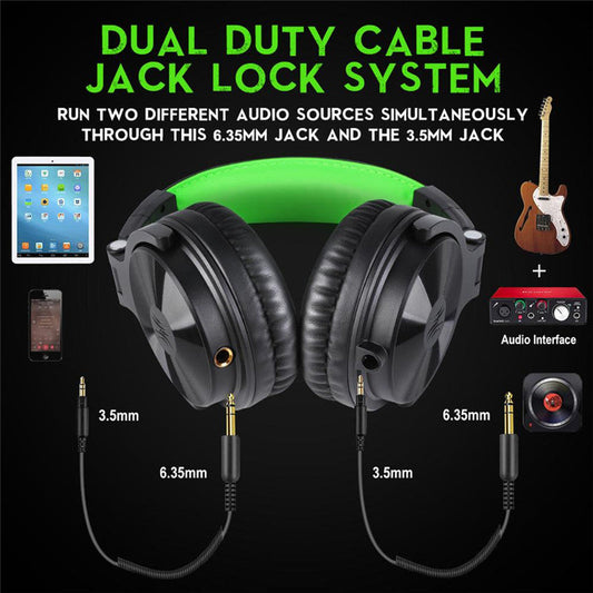 JMT-119306 Over-Ear Wired Gaming Headphones with Microphone and 50mm Drivers