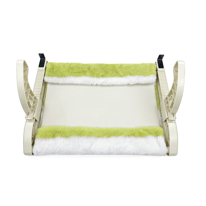 JMT-119818 Universal Cat Bed Hammock for All Seasons - Window-Mounted with Plush Cloth Comfort