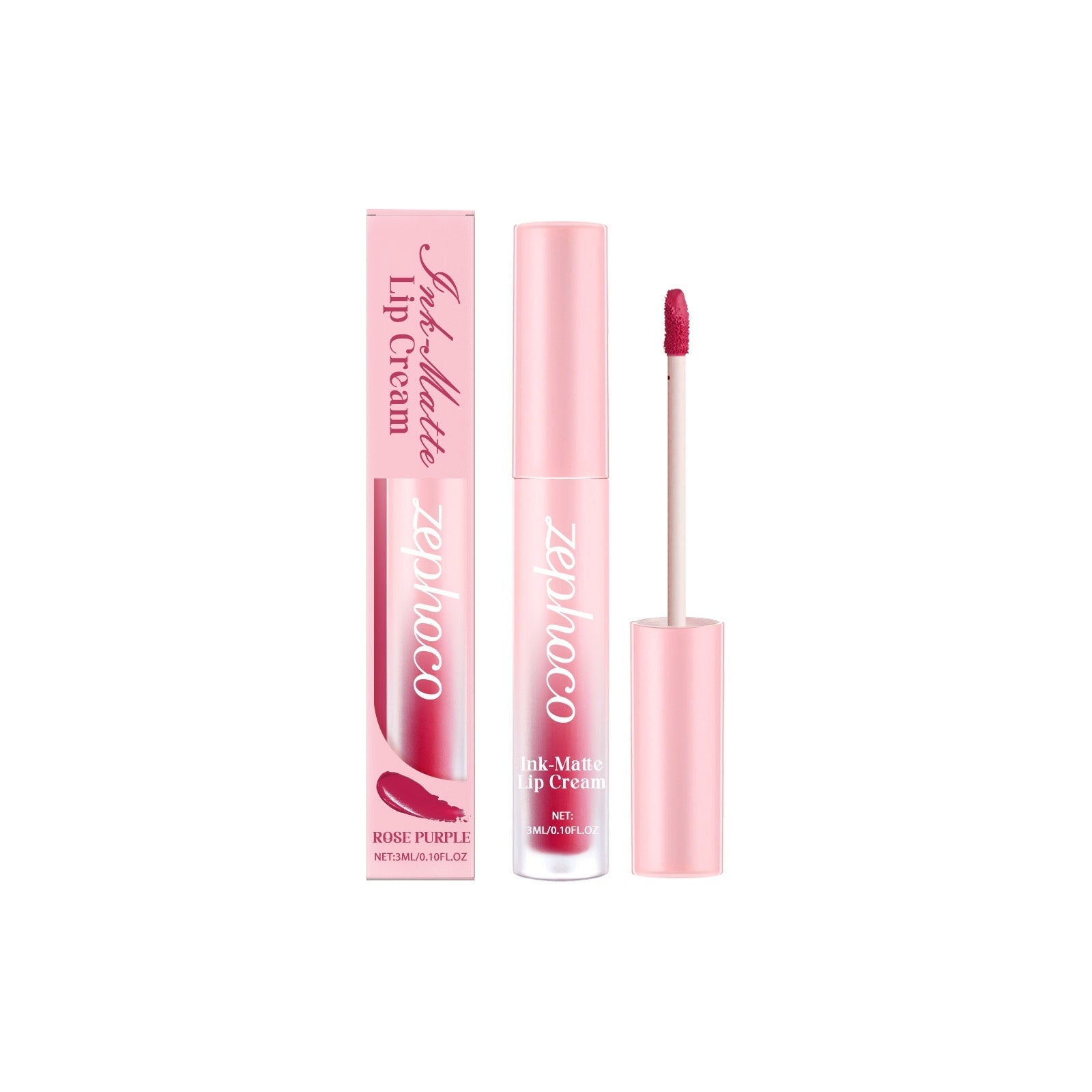 JMT-120074 Matte Finish Lip Cream - Long-Lasting Formula with Nourishing Ingredients, 1.7x11.6cm