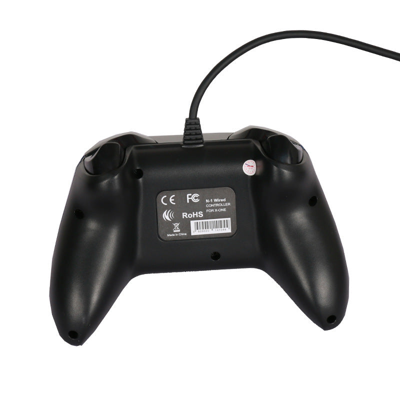 JMT-120266 USB Wired Gaming Controller for Xbox One and PC - Comfortable Ergonomics, Adjustable Vibration Feedback, Headset Port