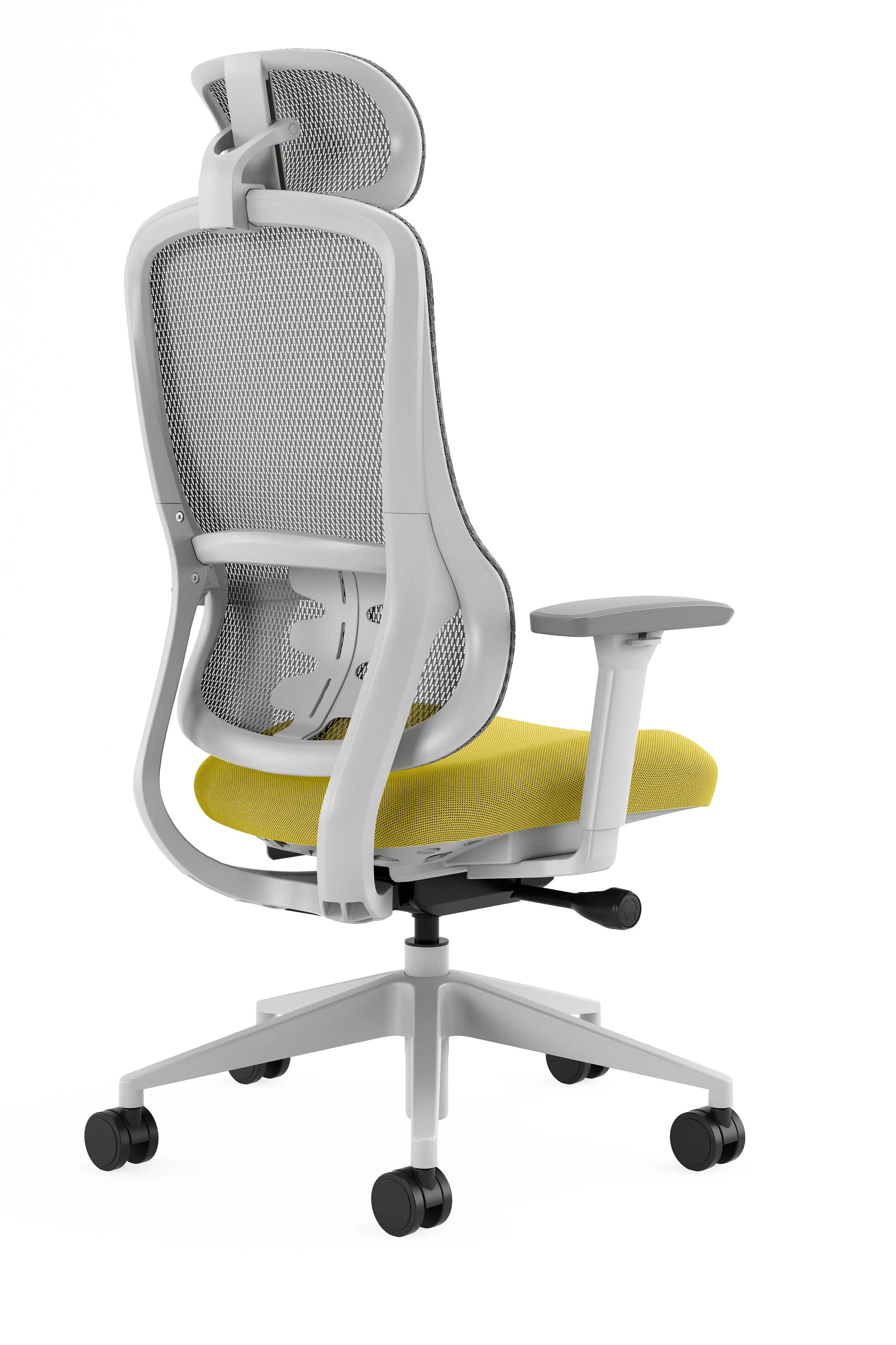 JMT-120714 Contemporary Ergonomic Swivel Chair with 3D Back and Adjustable Armrest for Home and Office Use