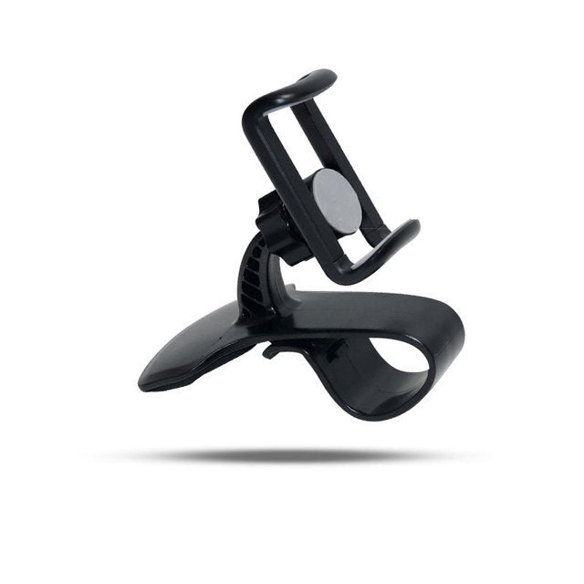 JMT-120970 360-Degree Rotating Car Clip Phone Holder - Adjustable & Stable Design in Black Gray
