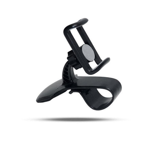 JMT-120970 360-Degree Rotating Car Clip Phone Holder - Adjustable & Stable Design in Black Gray